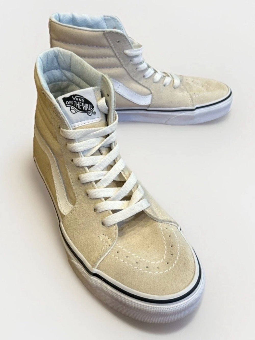 Vans Sk8-Hi French Oak Beige Skate Authentic Shoe Sneaker Mens 4.5 Women 6 NWOB